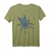 Blaue Tarantula Caribena versicolor T-Shirt – Gruseliges Gothic-Design, Festival & Halloween Outfit, Perfekt für Spukhaus & Herbstspuk