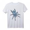 Blaue Tarantula Caribena versicolor T-Shirt – Gruseliges Gothic-Design, Festival & Halloween Outfit, Perfekt für Spukhaus & Herbstspuk
