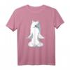 Yoga Hund Japan Spitz T-Shirt - Lustige Geschenkidee für Hundeliebhaber und Gassi-Gänger