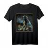 Labrador T-Shirt Damen & Herren mit Hund Gemälde und Sternenhimmel - Witziges Kunst Motiv, Perfekt als Geschenk für Labradorbesitzer