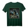 Labrador T-Shirt Damen & Herren mit Hund Gemälde und Sternenhimmel - Witziges Kunst Motiv, Perfekt als Geschenk für Labradorbesitzer