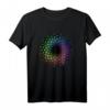 Optische Täuschung Spirale T-Shirt - Faszinierendes Rainbow Spiral Design für Büro, Campus, Party & als Geschenk für Illusionsliebhaber
