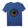 Optische Täuschung Spirale T-Shirt - Faszinierendes Rainbow Spiral Design für Büro, Campus, Party & als Geschenk für Illusionsliebhaber