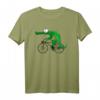 Krokodil mit Fahrrad T-Shirt für Kinder – Lustiges Tiermotiv für Fahrrad- und Reptilienliebhaber bei Radtouren