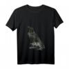 Damen Vintage Rabe Krähen T-Shirt mit V-Ausschnitt – Retro Vogelillustration für Vogelliebhaber & Tierwelt-Fans