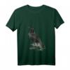 Damen Vintage Rabe Krähen T-Shirt mit V-Ausschnitt – Retro Vogelillustration für Vogelliebhaber & Tierwelt-Fans