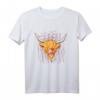 Hochlandkuh-Illustration T-Shirt – Perfektes Geschenk für Landwirte, Naturliebhaber & Schottland-Fans