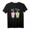 Bes Teas Besties Bubble Tea T-Shirt - Niedliches Kawaii Boba Tee für Freunde & Bubble Tea Liebhaber