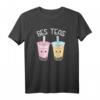 Bes Teas Besties Bubble Tea T-Shirt - Niedliches Kawaii Boba Tee für Freunde & Bubble Tea Liebhaber