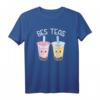 Bes Teas Besties Bubble Tea T-Shirt - Niedliches Kawaii Boba Tee für Freunde & Bubble Tea Liebhaber