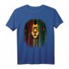 Reggae Löwe T-Shirt mit Dreadlocks – Afrikanisches Tiermotiv im Rastafari Style, Perfekt für Rasta Fans, Geburtstags- und Jahrestagsgeschenk