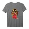 Taiko Odaiko Drummer T-Shirt mit roter Illustration - Perfekte Geschenkidee für Taiko Liebhaber, Trommler & Musiker für Praxis, Workshops & Festivals