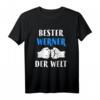 Bester Werner Der Welt personalisiertes Vornamen T-Shirt – Perfektes Geschenk zum Geburtstag & Namenstag für Männer und Jungen