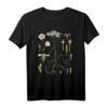 Yarrow Blumen Vintage Botanical Illustration T-Shirt – Botanisches Design für Pflanzen- und Naturfreunde