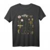 Yarrow Blumen Vintage Botanical Illustration T-Shirt – Botanisches Design für Pflanzen- und Naturfreunde
