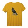Rabe Vintage Illustration Krähe Raglan - Retro Gothic Vogelliebhaber Geschenk für Vogel- und Tierwelt-Enthusiasten