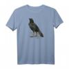 Rabe Vintage Illustration Krähe Raglan - Retro Gothic Vogelliebhaber Geschenk für Vogel- und Tierwelt-Enthusiasten