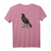 Rabe Vintage Illustration Krähe Raglan - Retro Gothic Vogelliebhaber Geschenk für Vogel- und Tierwelt-Enthusiasten