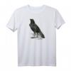 Rabe Vintage Illustration Krähe Raglan - Retro Gothic Vogelliebhaber Geschenk für Vogel- und Tierwelt-Enthusiasten