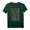 Vintage Mushrooms Champignons Chart Illustration Botanisches T-Shirt – Klassisch geschnitten, langlebig & stilvoll