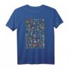 Vintage Mushrooms Champignons Chart Illustration Botanisches T-Shirt – Klassisch geschnitten, langlebig & stilvoll