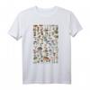 Vintage Mushrooms Champignons Chart Illustration Botanisches T-Shirt – Klassisch geschnitten, langlebig & stilvoll