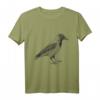 Schwarzes Krähen Raben Vogel Illustration T-Shirt im Vintage-Stil – Für Vogelbeobachter, Tierliebhaber & Gotik-Fans