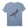 Schwarzes Krähen Raben Vogel Illustration T-Shirt im Vintage-Stil – Für Vogelbeobachter, Tierliebhaber & Gotik-Fans