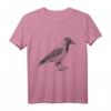 Schwarzes Krähen Raben Vogel Illustration T-Shirt im Vintage-Stil – Für Vogelbeobachter, Tierliebhaber & Gotik-Fans