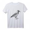 Schwarzes Krähen Raben Vogel Illustration T-Shirt im Vintage-Stil – Für Vogelbeobachter, Tierliebhaber & Gotik-Fans