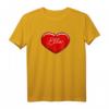 Handgezeichnetes Herz Ella - Personalisierte Liebe-Namen T-Shirt als Geschenk für Freunde, Familie, Valentinstag & besondere Anlässe