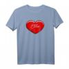 Handgezeichnetes Herz Ella - Personalisierte Liebe-Namen T-Shirt als Geschenk für Freunde, Familie, Valentinstag & besondere Anlässe
