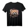 Roter Panda Katzenbär Illustration T-Shirt – Süßes Tiermotiv, Perfekt als Geschenk für Kinder, Frauen & Männer zu Weihnachten und Geburtstag