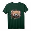 Roter Panda Katzenbär Illustration T-Shirt – Süßes Tiermotiv, Perfekt als Geschenk für Kinder, Frauen & Männer zu Weihnachten und Geburtstag