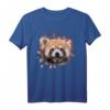 Roter Panda Katzenbär Illustration T-Shirt – Süßes Tiermotiv, Perfekt als Geschenk für Kinder, Frauen & Männer zu Weihnachten und Geburtstag
