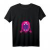 Damen & Kinder Funny Halloween Monster Illustration Graphic T-Shirt mit V-Ausschnitt – Lustiges Halloween Design für Kids & Erwachsene, perfekt für Trick or Treat, Geburtstag & festliche Anlässe