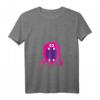 Damen & Kinder Funny Halloween Monster Illustration Graphic T-Shirt mit V-Ausschnitt – Lustiges Halloween Design für Kids & Erwachsene, perfekt für Trick or Treat, Geburtstag & festliche Anlässe