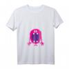 Damen & Kinder Funny Halloween Monster Illustration Graphic T-Shirt mit V-Ausschnitt – Lustiges Halloween Design für Kids & Erwachsene, perfekt für Trick or Treat, Geburtstag & festliche Anlässe
