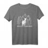 Waldmensch für Wanderer und Naturliebhaber - Hirsch Illustration T-Shirt als Geschenkidee für Outdoor-Fans und Waldarbeiter