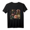Vintage-inspirierte Blumen-Diagramm T-Shirt für Natur- und Gartenliebhaber – Perfektes Geschenk für Botaniker, Landwirte & Pflanzenfreunde