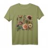 Vintage-inspirierte Blumen-Diagramm T-Shirt für Natur- und Gartenliebhaber – Perfektes Geschenk für Botaniker, Landwirte & Pflanzenfreunde