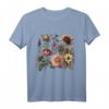 Vintage-inspirierte Blumen-Diagramm T-Shirt für Natur- und Gartenliebhaber – Perfektes Geschenk für Botaniker, Landwirte & Pflanzenfreunde
