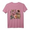 Vintage-inspirierte Blumen-Diagramm T-Shirt für Natur- und Gartenliebhaber – Perfektes Geschenk für Botaniker, Landwirte & Pflanzenfreunde