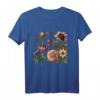 Vintage-inspirierte Blumen-Diagramm T-Shirt für Natur- und Gartenliebhaber – Perfektes Geschenk für Botaniker, Landwirte & Pflanzenfreunde