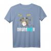 Drummer - ME - Schlagzeug Set Illustration T-Shirt für Musiker und Musikliebhaber
