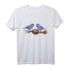Vogel Tiere Vogelmotiv Illustration T-Shirt – Süße Vogelfamilie, ideal als Geschenk für Tier- und Vogelliebhaber