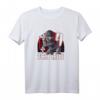 Kinder Ninja T-Shirt zum 4. Geburtstag - Roter Ninja mit Sternen, perfektes Geschenk für kleine Ninja-Kämpfer Jungen und Mädchen