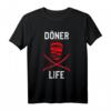 Lustiges 'Döner Life' - Kebab Illustration T-Shirt für Döner-Fans, Verkäufer & Foodies