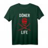 Lustiges 'Döner Life' - Kebab Illustration T-Shirt für Döner-Fans, Verkäufer & Foodies