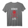 Lustiges 'Döner Life' - Kebab Illustration T-Shirt für Döner-Fans, Verkäufer & Foodies